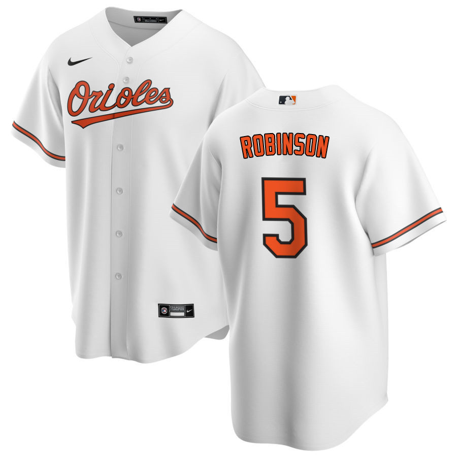 Nike Men #5 Brooks Robinson Baltimore Orioles Baseball Jerseys Sale-White